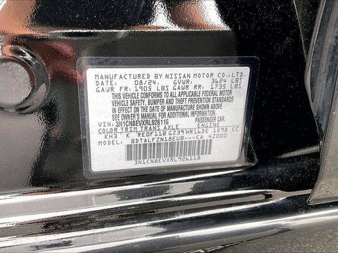 Certified 2024 Nissan Versa SV w/ Trunk Package FWD image 33
