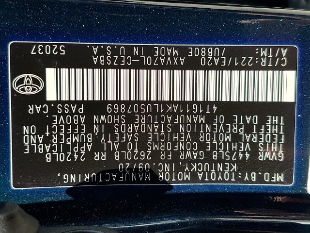 Used 2020 Toyota Camry SE FWD image 33