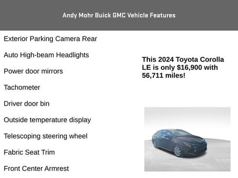 Used 2024 Toyota Corolla LE image 8