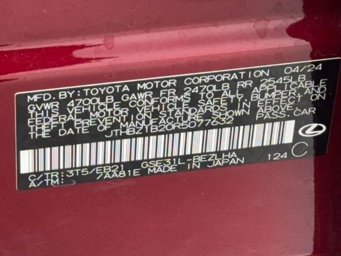 Used 2024 Lexus IS 350 F Sport w/ Accessory Package 2 image 57