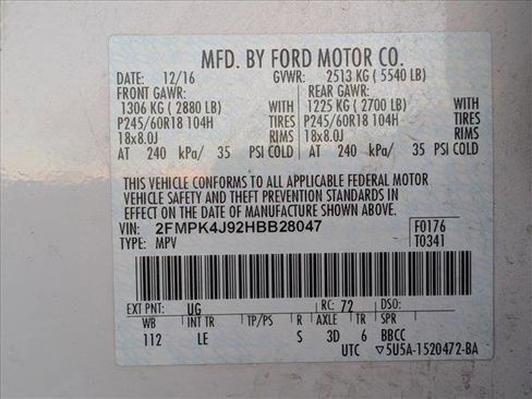 Used 2017 Ford Edge SEL w/ Equipment Group 201A image 25