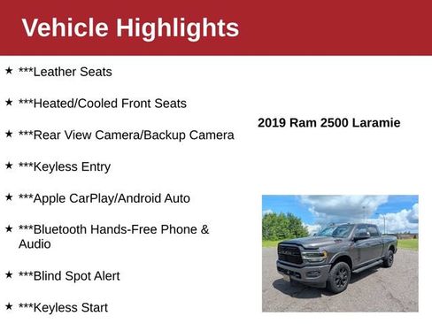 Used 2019 RAM 2500 Laramie w/ Night Edition AWD/4WD image 4