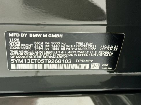 New 2026 BMW X5 M Competition w/ Executive Package AWD/4WD image 34