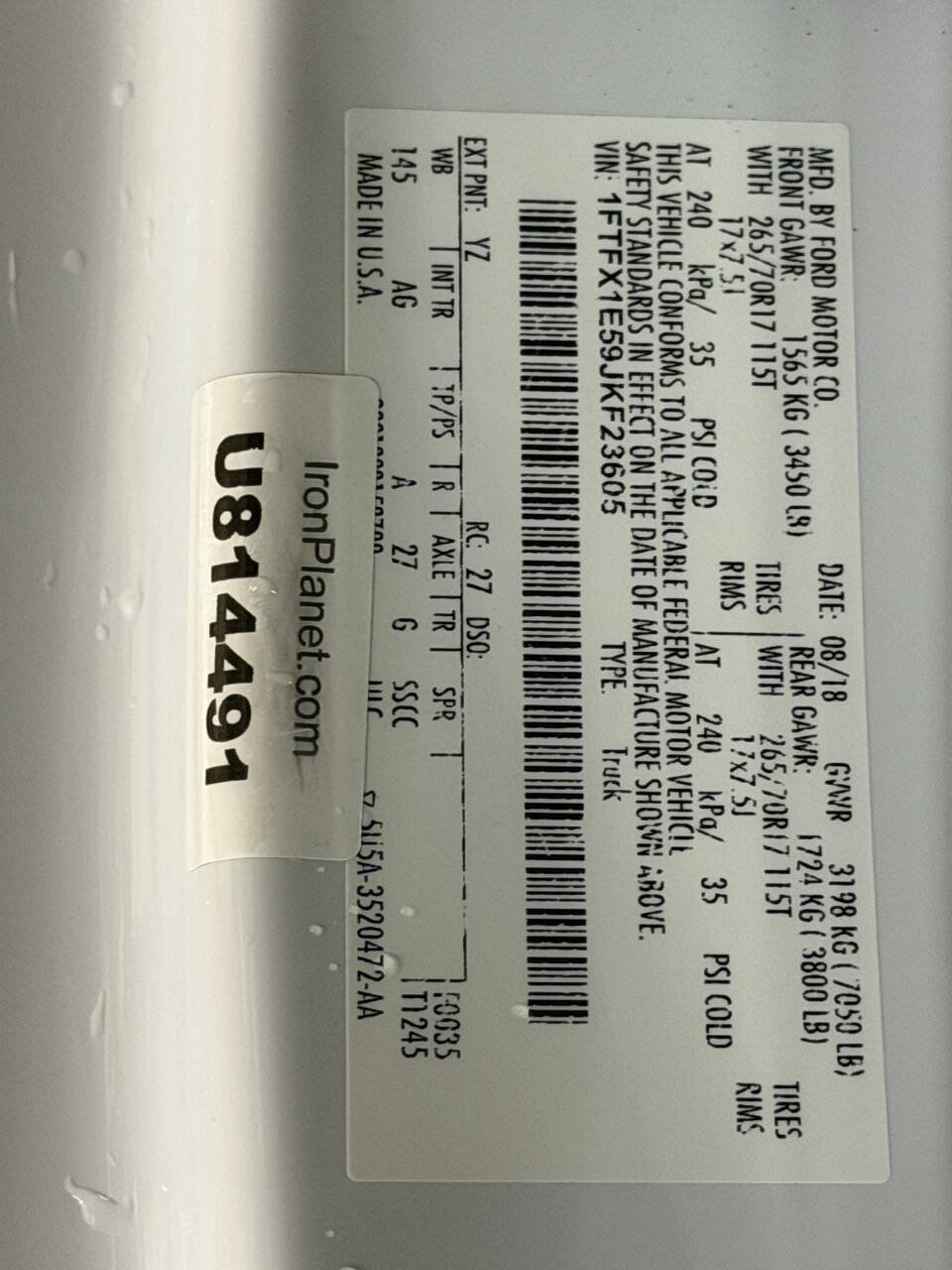 Used 2018 Ford F150 XL w/ XL Power Equipment Group AWD/4WD image 13