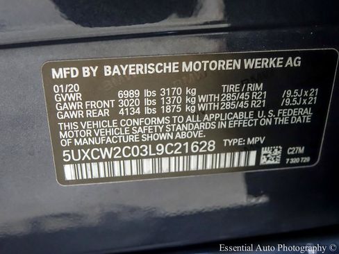 Used 2020 BMW X7 xDrive40i w/ M Sport Package AWD/4WD image 41