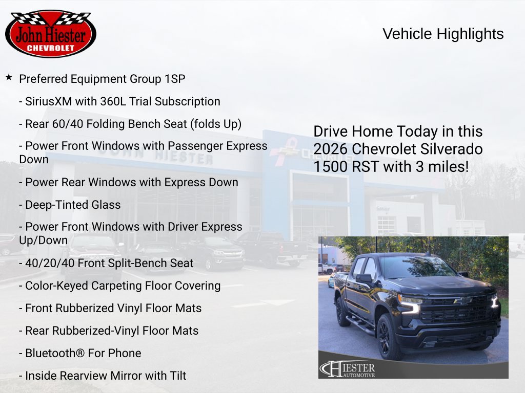 New 2026 Chevrolet Silverado 1500 RST w/ RST Select Package AWD/4WD image 5