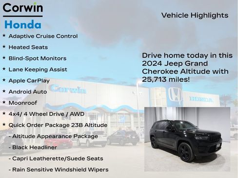 Used 2024 Jeep Grand Cherokee Altitude image 7