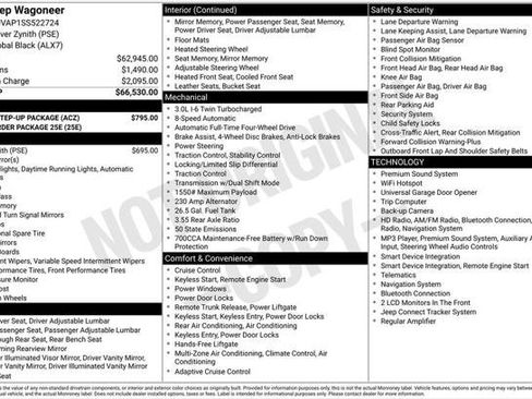Used 2025 Jeep Wagoneer 4WD w/ Mopar Step-Up Package image 27