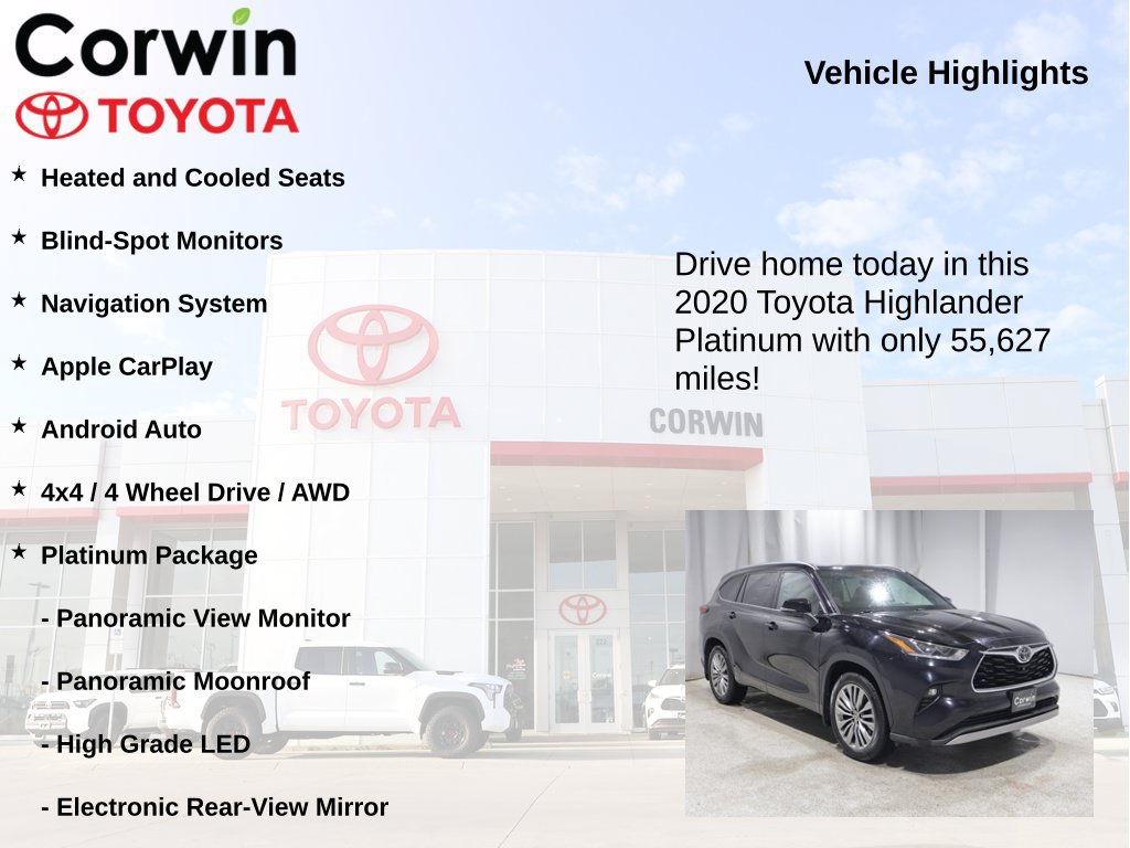 Used 2020 Toyota Highlander Platinum AWD/4WD image 6