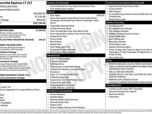 Certified 2018 Chevrolet Equinox LT w/ Redline Edition AWD/4WD image 34