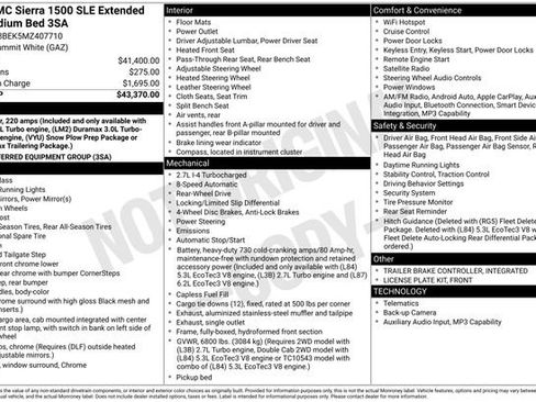 Used 2021 GMC Sierra 1500 SLE image 34