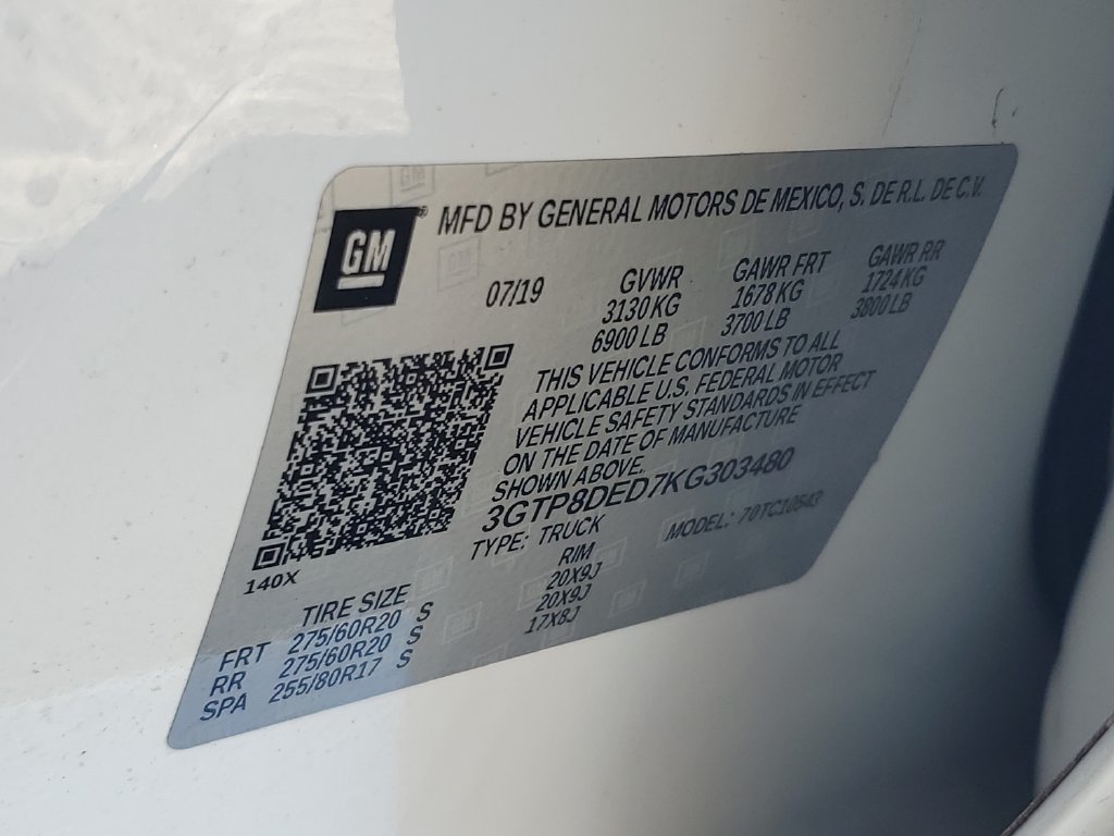 Used 2019 GMC Sierra 1500 SLT w/ SLT Premium Plus Package RWD image 25