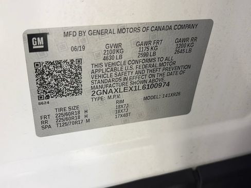 Used 2020 Chevrolet Equinox LT FWD image 9