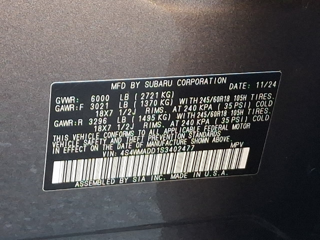 Used 2025 Subaru Ascent Premium AWD/4WD image 29