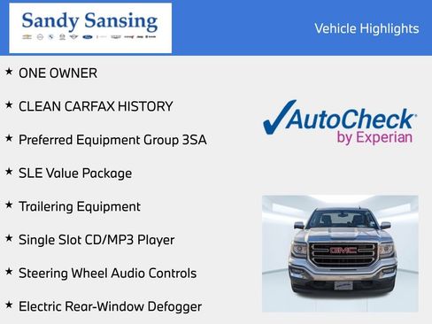 Used 2018 GMC Sierra 1500 SLE w/ SLE Value Package image 12