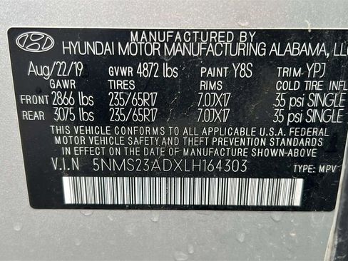 Used 2020 Hyundai Santa Fe SE FWD image 14