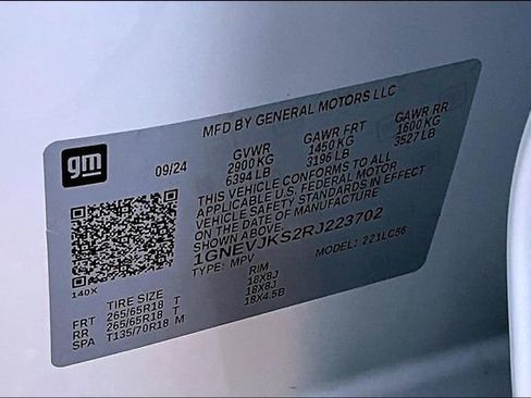 Certified 2024 Chevrolet Traverse Z71 image 34