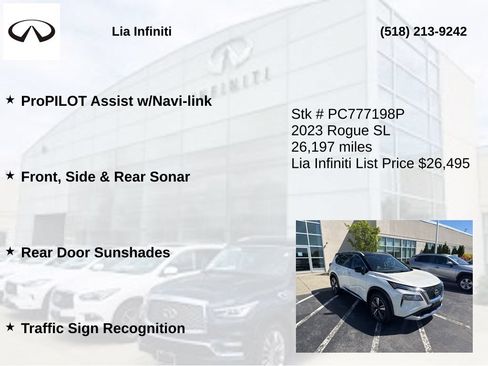 Used 2023 Nissan Rogue SL w/ SL Premium Package AWD/4WD image 31