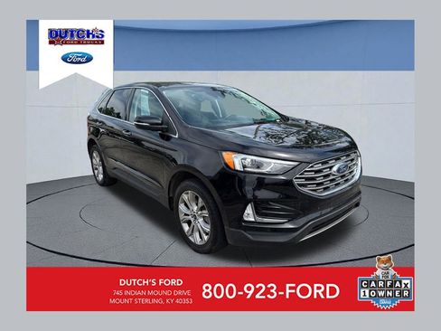 Used 2021 Ford Edge Titanium w/ Cargo Accessory Package FWD image 1