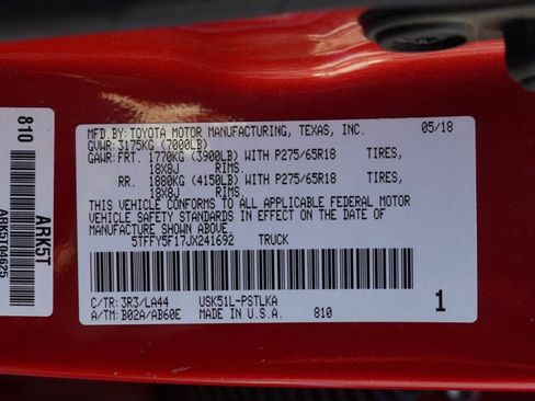 Used 2018 Toyota Tundra Limited w/ Limited Premium Package image 24