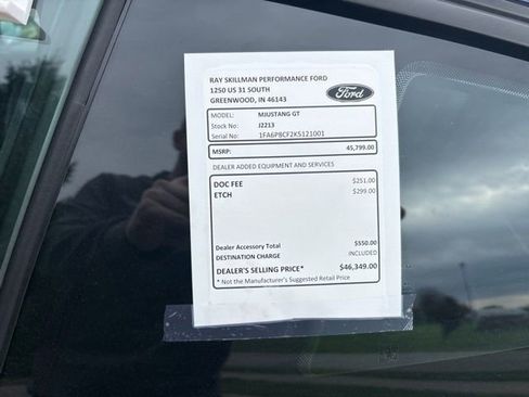 Certified 2019 Ford Mustang GT Premium w/ Equipment Group 401A RWD image 2