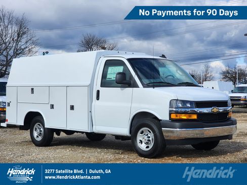 New 2025 Chevrolet Express 3500 w/ Power Convenience Package RWD image 1