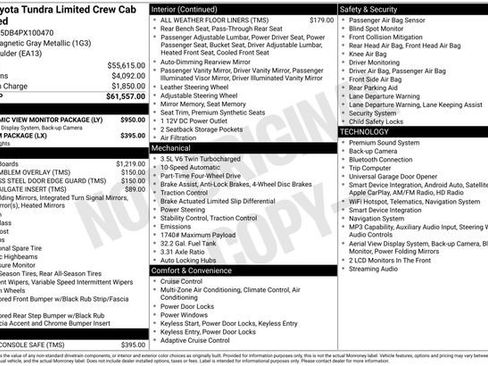 Used 2023 Toyota Tundra Limited AWD/4WD image 33
