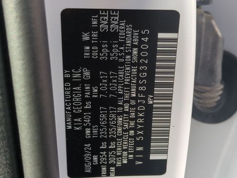 Used 2025 Kia Sorento SX Prestige w/ Olive Brown Leather Package image 38