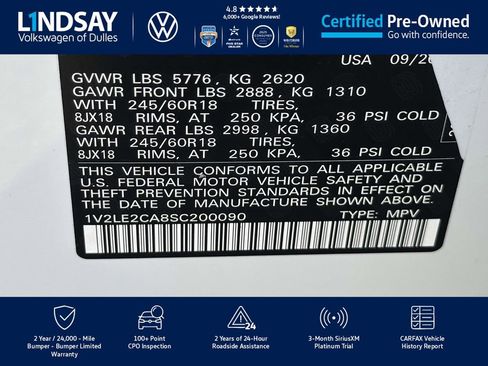 Used 2025 Volkswagen Atlas Cross Sport SE image 26