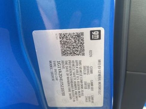 New 2026 Chevrolet Corvette Stingray Coupe w/ Battery Protection Package image 34