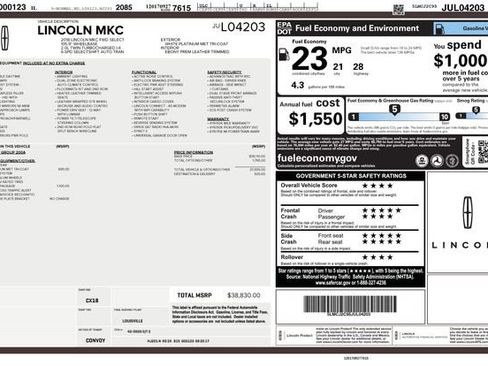 Used 2018 Lincoln MKC Select w/ Select Plus Package image 39