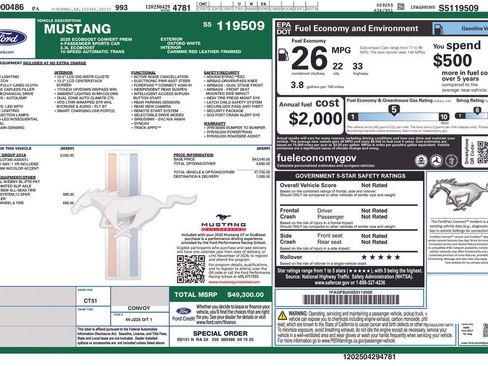 Used 2025 Ford Mustang Premium image 6