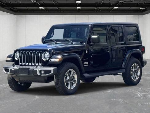 Used 2019 Jeep Wrangler Unlimited Sahara w/ Uconnect 4C Nav & Sound Group AWD/4WD image 1