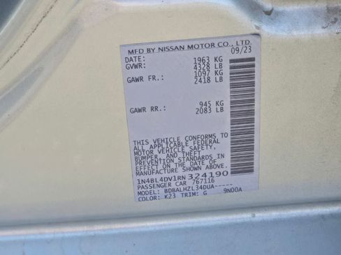 Used 2024 Nissan Altima 2.5 SV FWD image 20