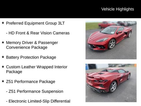 Used 2022 Chevrolet Corvette Stingray Premium Conv w/ Z51 Performance Package RWD image 18