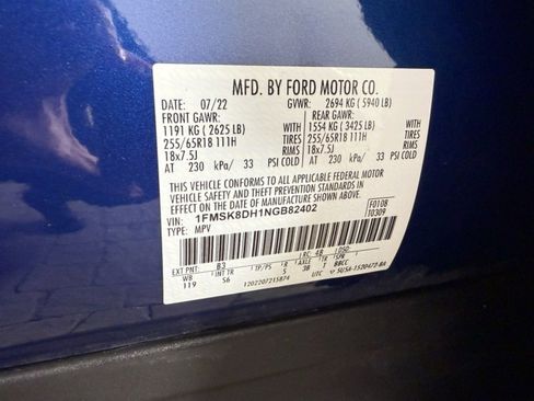 Certified 2022 Ford Explorer XLT w/ Equipment Group 202A AWD/4WD image 23