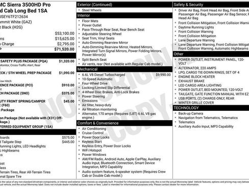 New 2026 GMC Sierra 3500 Pro w/ 1SA Pro Safety Plus Package AWD/4WD image 26