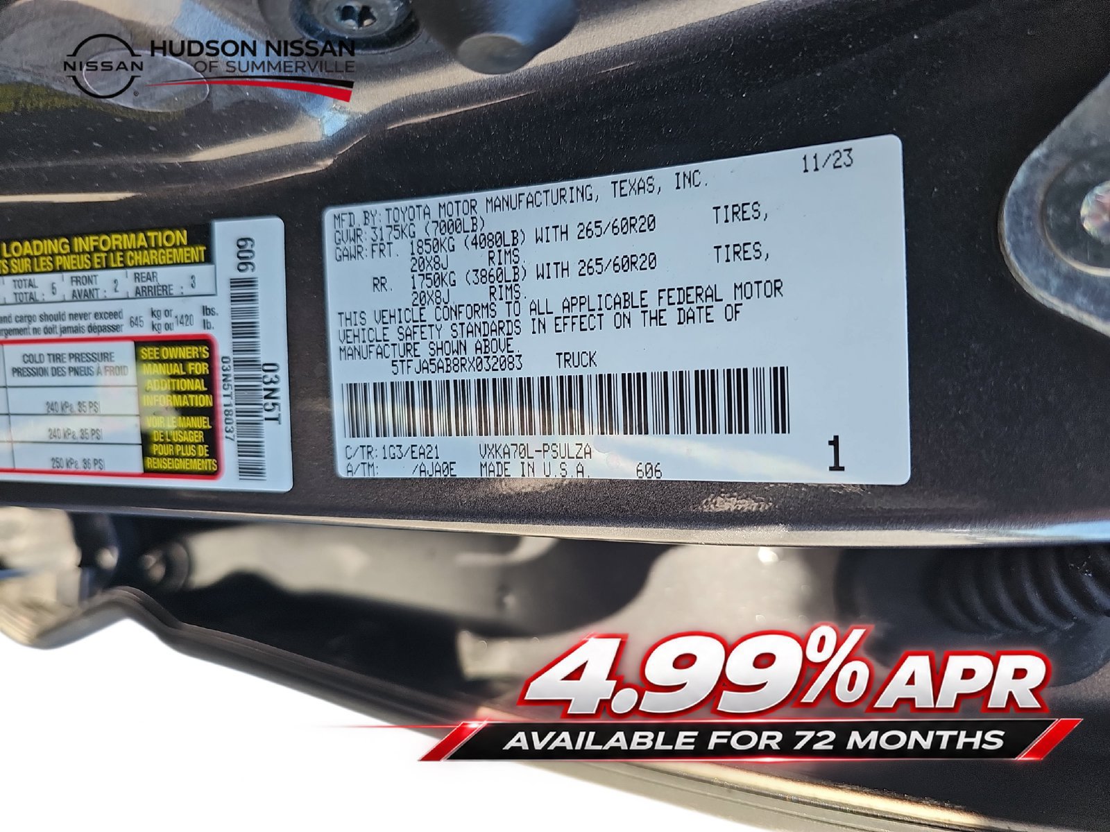 Used 2024 Toyota Tundra Limited RWD image 33