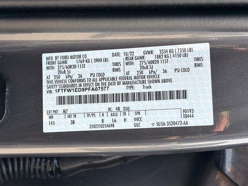Used 2023 Ford F150 Platinum w/ Equipment Group 701A High AWD/4WD image 35