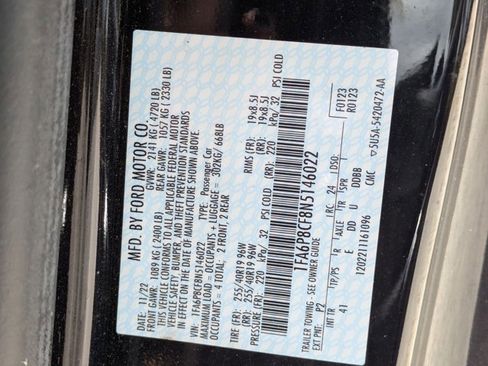 Used 2022 Ford Mustang GT Premium w/ Black Accent Package RWD image 16
