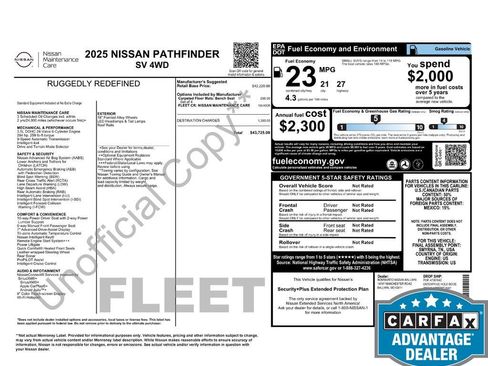 Used 2025 Nissan Pathfinder SV image 10