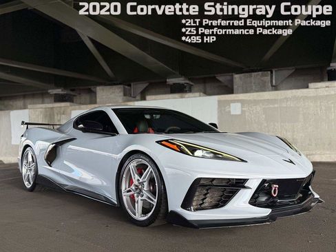 Used 2020 Chevrolet Corvette Stingray Preferred Cpe w/ 2LT Preferred Equipment Group image 1