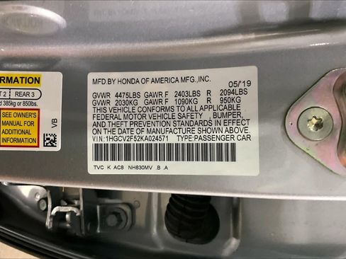 Used 2019 Honda Accord EX-L image 37