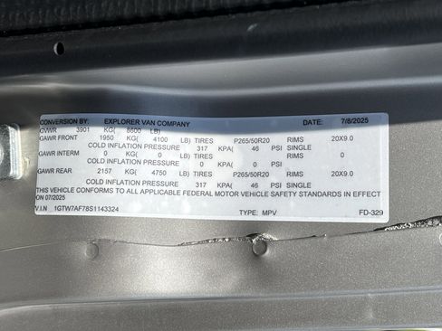 New 2025 GMC Savana 2500 w/ Driver Convenience Package image 14