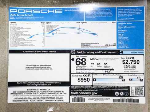 Used 2020 Porsche Taycan image 64