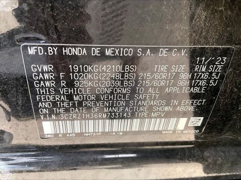 Used 2024 Honda HR-V LX image 34