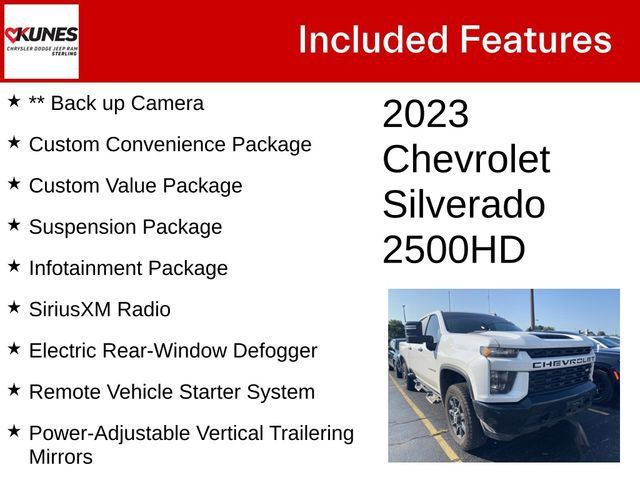 Used 2023 Chevrolet Silverado 2500 Custom w/ Custom Value Package AWD/4WD image 5