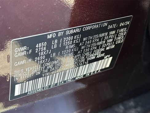 Certified 2024 Subaru Outback Limited image 30