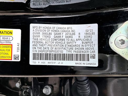 Used 2023 Honda Civic Sport image 25