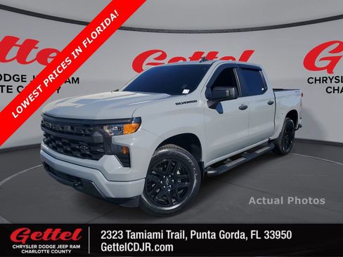 Used 2024 Chevrolet Silverado 1500 Custom w/ Turbomax Blackout Package image 1